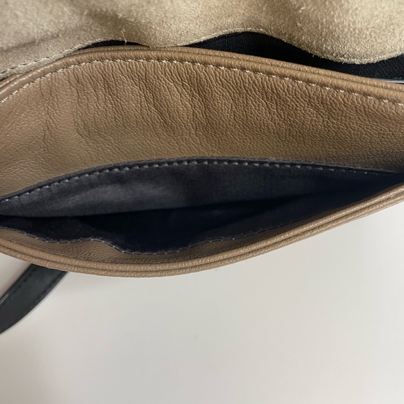 Rag & Bone Mini Pilot Crossbody Purse Bag - Taupe & Black, beige, small - Picture 13 of 16